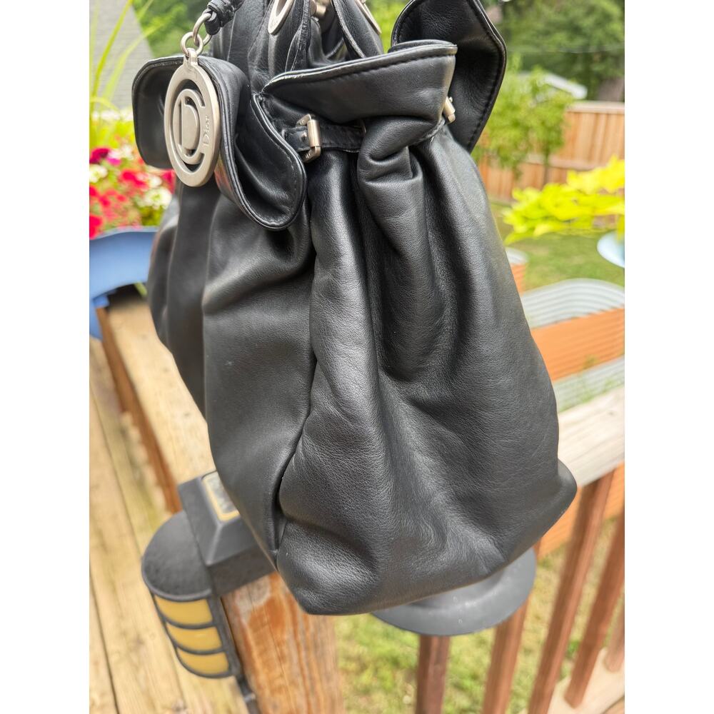 Dior La Trente Black Lambskin Leather With pink interior EUC - Picture 7 of 15